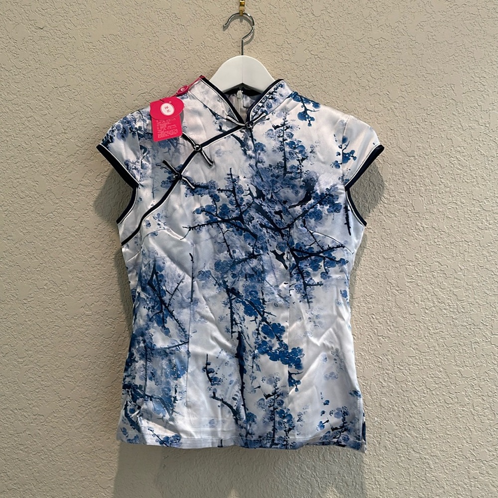 100% silk top